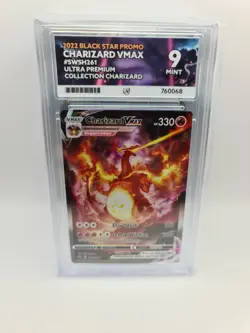Pokemon TCG Charizard VMAX SWSH261 Promo Full Art Holo ACE 9 - Image 1