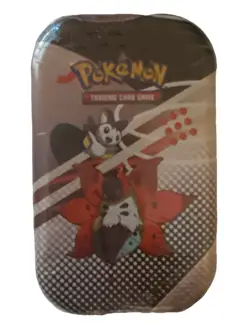 NEW POKEMON Black Bolt White Flare Unova Mini Tin Volcarona & Emolga UNOPENED - Image 1