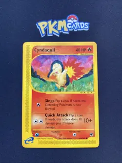 Pokemon TCG Cyndaquil Expedition 104/165 Regular MP. - Image 1