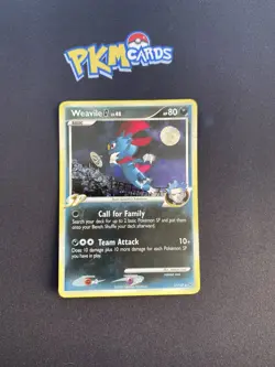 Pokemon TCG Weavile Platinum 17/127 Holo Rare MP. - Image 1