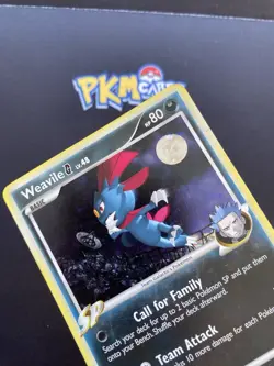 Pokemon TCG Weavile Platinum 17/127 Holo Rare MP. - Image 3