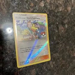2018 Professor Elm's Lecture Pokemon League 1st Place Stamp Reverse Holo | MP/LP - Image 3