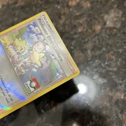 2018 Professor Elm's Lecture Pokemon League 1st Place Stamp Reverse Holo | MP/LP - Image 5