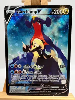 Pokemon Astral Radiance - TG23/TG30 Garchomp V - Trainer Gallery - NM/M - Image 1