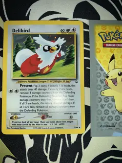 Pokemon TCG Delibird 5/64 Neo Revelation Holo Rare 039 🔥PSA Grade🔥 💎NM ++ 💎 - Image 2