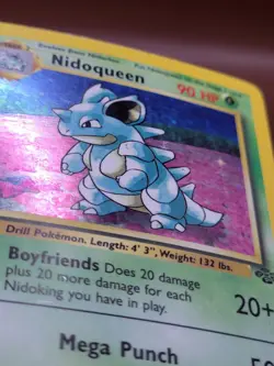 Pokemon TCG Nidoqueen Holo Rare Unlimited Jungle 07/64 1st edition - Image 4