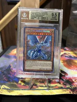 Blue-Eyes Shining Dragon 1 ED LCKC-EN008 Yu-Gi-Oh Legendary Collection BGS 9.5 - Image 1