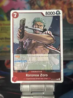 Roronoa Zoro OP14-015 R - The Azure Sea's Seven ENGLISH OP14 One Piece - Image 1