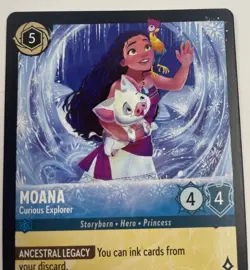 Moana - Curious Explorer 155/204 Winterspell Legendary Disney Lorcana - Image 3