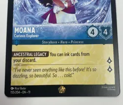 Moana - Curious Explorer 155/204 Winterspell Legendary Disney Lorcana - Image 4