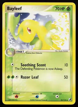 Bayleef 35/115 Uncommon Unseen Forces Pokemon Card - Image 1
