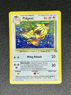 1999 Pidgeot NM Holo Rare Jungle 8/64 Unlimited Pokemon Card TCG Clean Card - Image 1