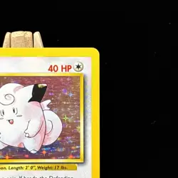 Clefairy 5/102 Base Set Holo Rare Pokemon Card 1999 WOTC TCG Vintage Pokemon - Image 3