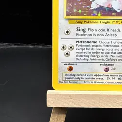 Clefairy 5/102 Base Set Holo Rare Pokemon Card 1999 WOTC TCG Vintage Pokemon - Image 5
