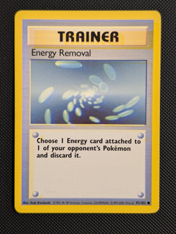 Energy Removal - Base Set (4th Print) ALIGNMENT PRINT LAYER ERROR/MISPRINT CARD - Image 1