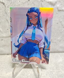 Nessa Trading Card Waifu Goddess Story Anime Girl holo Karte Manga Full Art - Image 1