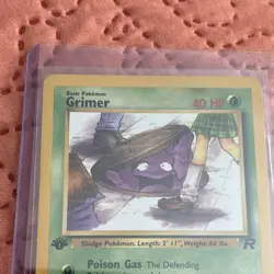 Pokemon Grimer Team Rocket 1st Edition Card 57/82 40HP Common WOTC 2000 English - Image 2
