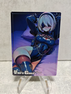 Nier Automata Trading Card Waifu Goddess Story Anime Girl holo Karte Manga Full - Image 1