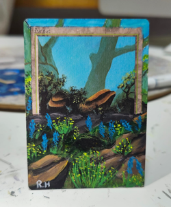 Forest MTG Alter Art EDH Commander Magic The Gathering - Image 1