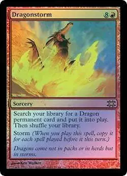 Magic The Gathering From the Vault: Dragons Single Card Rare Dragonstorm #5 - Image 1