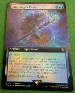 x1 Blue Mage's Cane (Extended Art Foil) Rare MTG Final Fantasy Commander - Image 2