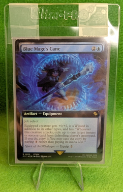 x1 Blue Mage's Cane (Extended Art Foil) Rare MTG Final Fantasy Commander - Image 4