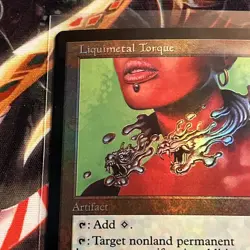 Liquimetal Torque (Retro Frame Foil Etched) #428 NM Modern Horizons 2 Magic mtg - Image 2
