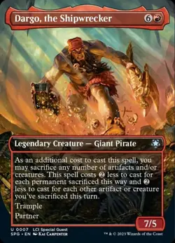 1 x Dargo, the Shipwrecker - Borderless - Special Guests - NM-Mint - MTG - Image 1