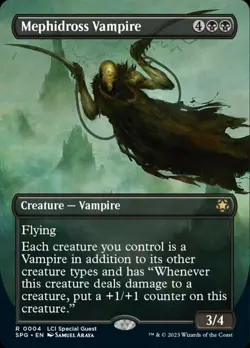 1 x Mephidross Vampire - Borderless - Special Guests - Light Play - MTG - Image 1