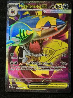 Pokemon Mega-Tohaido Ex 113/094 Fatale Flammen PFL Fullart Deutsch NM - Image 1