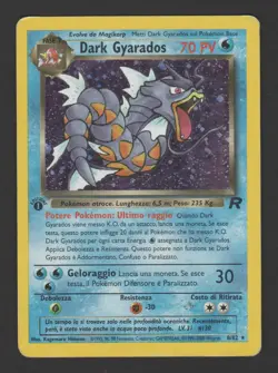 Dark Gyarados Holo Team Rocket 1a Edizione 8/82 ITA – Carta Pokemon Rara - Image 1