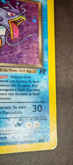 Dark Gyarados Holo Team Rocket 1a Edizione 8/82 ITA – Carta Pokemon Rara - Image 2
