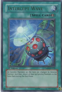 Yugioh Intercept Wave TSHD-EN050 Ultra Rare 1st Edition NM - Image 1