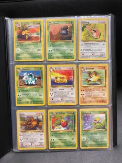 Vintage 1999 Pokemon Cards Collection Bundle Jungle Fossil Base Set No Duplicate - Image 1