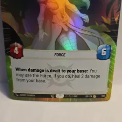 Star Wars Unlimited The Daughter Hyperspace Foil Card 992 Legends Of The Force - Image 2