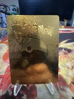 Pokemon TCG Charizard GX 250- Metal Collectors Card Gold Rainbow - NEW - Image 2