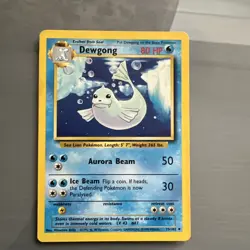 Dewgong Base Set Regular Pokemon Card 25/102 Uncommon - Image 1