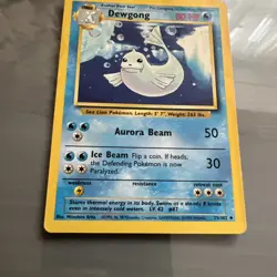 Dewgong Base Set Regular Pokemon Card 25/102 Uncommon - Image 3