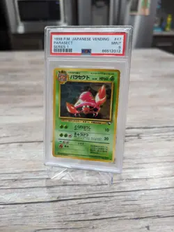 Pokemon PSA 9 MINT Parasect 1998 Vending Series 1 Japanese Promo Card - Image 2
