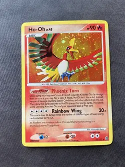 Pokemon TCG Ho-Oh 10/132 Holo Rare Secret Wonders Pokemon Card - Image 1