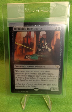 x1 Homicide Investigator (Foil) Prerelease Card - Creature - Human Detective - Image 4