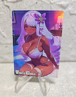 Jacinthe Trading Card Waifu Goddess Story Anime Girl holo Karte Manga Full Art - Image 1