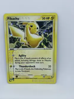 Pikachu 012 Nintendo Holo Promo Basic Lightning English Pokemon TCG Card - Image 1