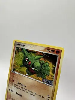 Larvitar 61/115 EX Unseen Forces Stamped Reverse Holo Pokemon Card NM - Image 3