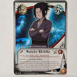 Sasuke Uchiha #383 Rare Naruto TCG CCG Card - Image 1