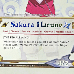 Sakura Haruno #449 1st Edition Rainbow text Naruto TCG CCG Card - Image 2
