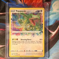 Pokemon TCG Rayquaza 138/185 Amazing Rare Holo Basic Card 2020 English - Image 1