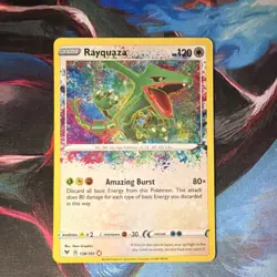 Pokemon TCG Rayquaza 138/185 Amazing Rare Holo Basic Card 2020 English - Image 3