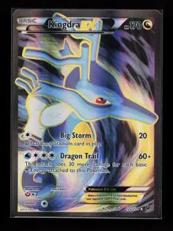 Kingdra EX (Full Art) 122/124 Ultra Rare XY - Fates Collide Pokemon Card - Image 1