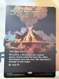 Volcano of Roku's Island - Valakut, the Molten Pinnacle (Borderless) Avatar Foil - Image 1